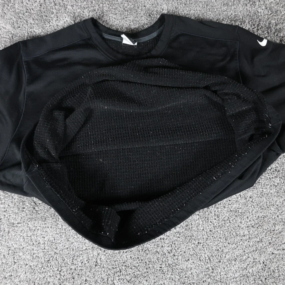 Nike Dri-Fit Purdue Boilermakers Crewneck Sweatshirt Men's 3XL Black Thermal